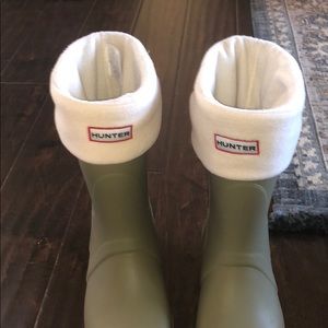 Cream Hunter boot socks